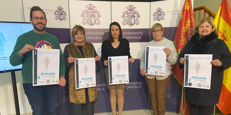 Orihuela acoje las "I Jornadas de Diversidad Funcional, Profesionales y familia"