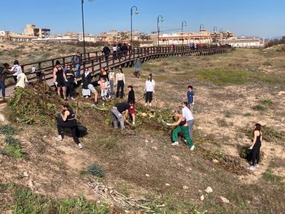El paraje natural 'Molino del Agua' de Torrevieja avanza en su recuperación
