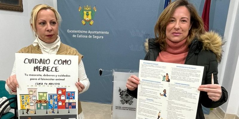 Callosa lanza una campaña cívica de concienciación a dueños de mascotas