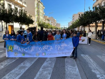 Callosa de Segura celebra el Día Escolar de la Paz y la No Violencia