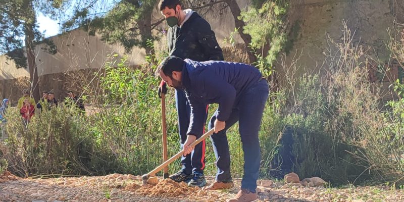 Callosa inicia un plan de reforestación en el paraje de la Cueva Ahumada