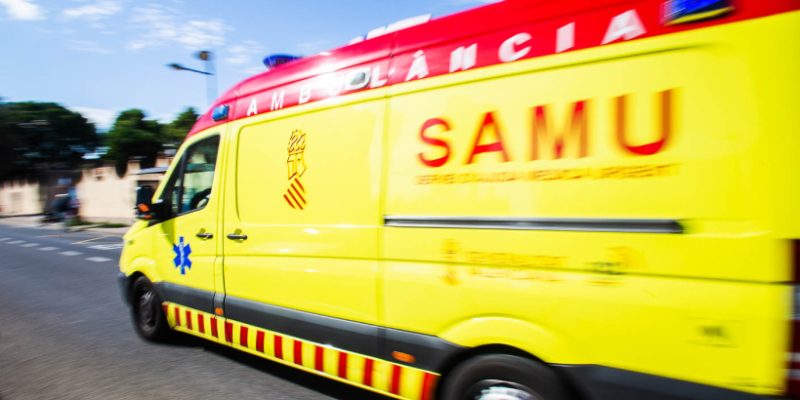 Un accidente entre varios vehículos deja tres heridos en Cox