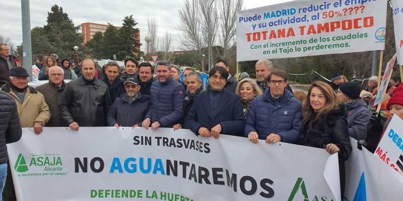 ASAJA afirma que la imposición del agua salada es "injusta y dictatorial"