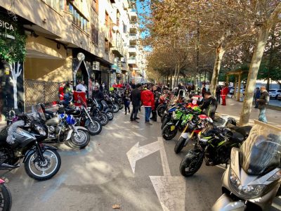Más de 200 motos han participado en la III Ruta Motera de Reyes en Orihuela