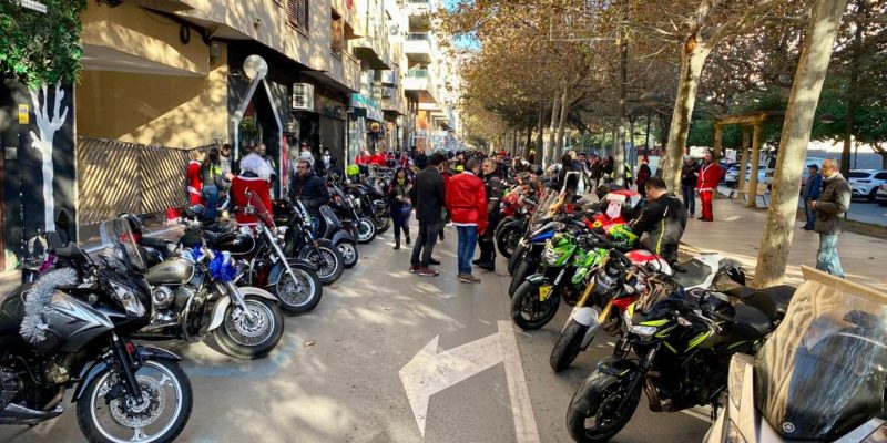 Más de 200 motos han participado en la III Ruta Motera de Reyes en Orihuela