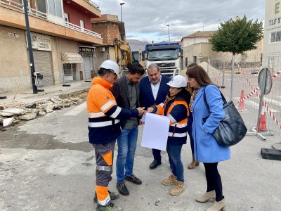Comienzan las obras en la red de agua potable y saneamiento de San Bartolomé