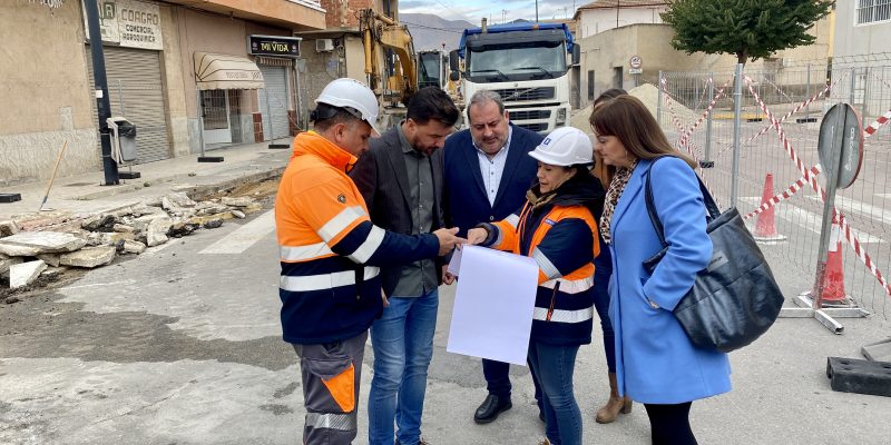 Comienzan las obras en la red de agua potable y saneamiento de San Bartolomé