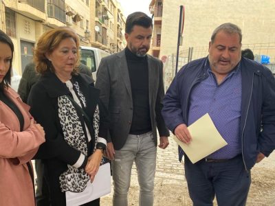 Avanzan las obras de remodelación de la margen del río en Orihuela