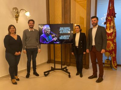 El acto de nombramiento de Serrat como hijo adoptivo de Orihuela será el 17 de febrero