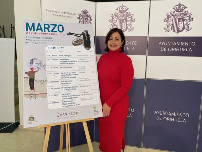 Miguel Hernández protagoniza las rutas turísticas de marzo en Orihuela