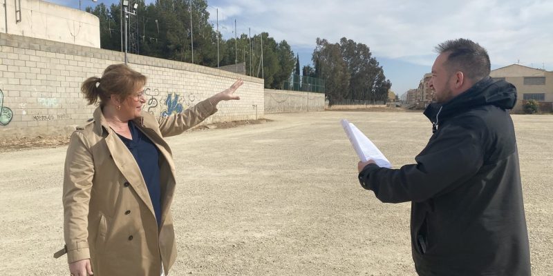 Albatera presenta el nuevo parquin público de la zona deportiva