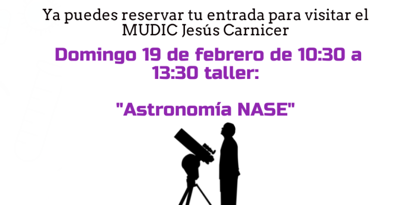 El MUDIC organiza un taller con la luna, el sol y la tierra como protagonistas