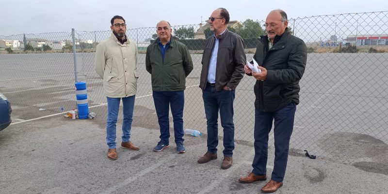 El PP de Orihuela denuncia "el engaño" del aparcamiento de Los Huertos