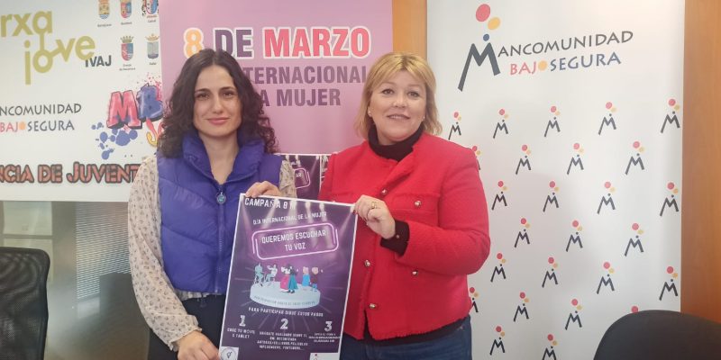 Mancomunidad Bajo Segura recopila testimonios sobre el 8M por el Día de la Mujer