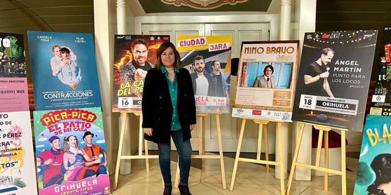 Orihuela presenta la nueva programación del Teatro Circo de marzo a junio