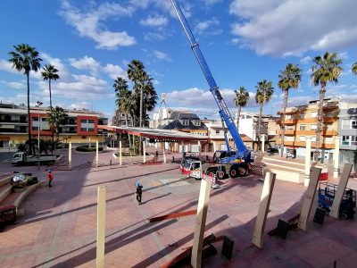 Comienzan las obras de remodelación de la Plaza de España de Rafal