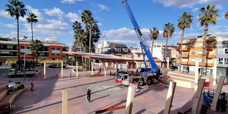 Comienzan las obras de remodelación de la Plaza de España de Rafal