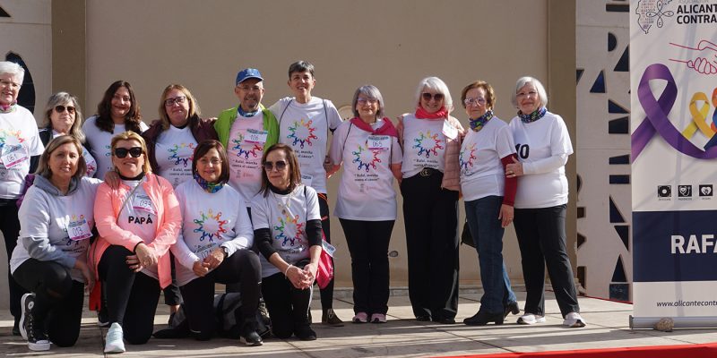 Rafal celebra una marcha contra el cáncer con 200 participantes
