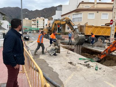 Callosa de Segura renueva el saneamiento de la calle José Lucas Ibáñez
