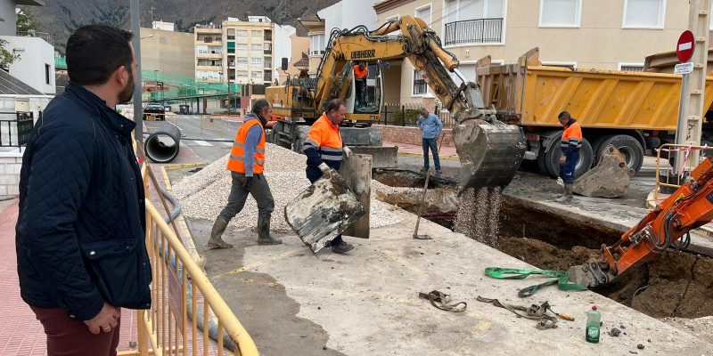 Callosa de Segura renueva el saneamiento de la calle José Lucas Ibáñez