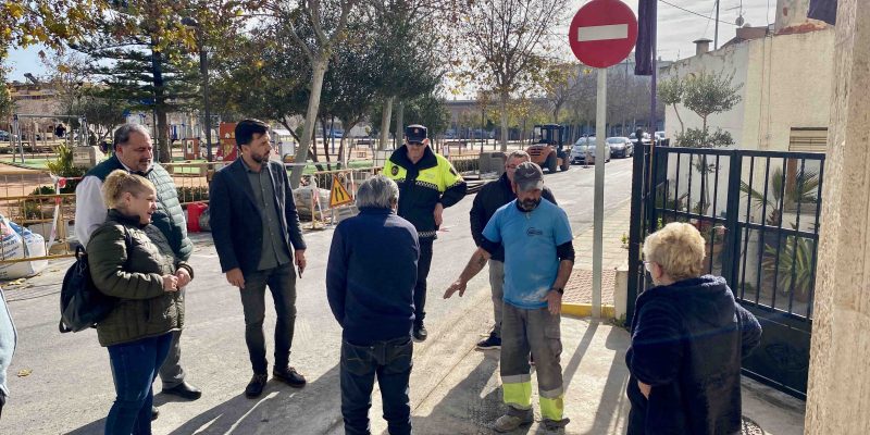 Comienzan en Desamparados las obras de reurbanización de varias calles