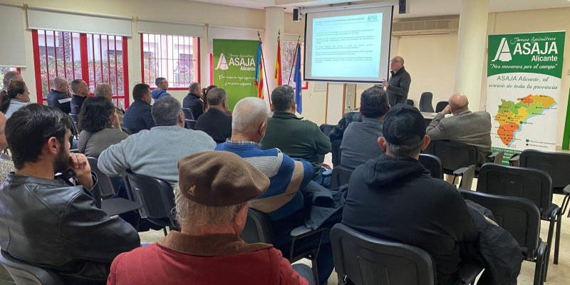 ASAJA organiza este día 28 de febrero una jornada agraria en La Murada