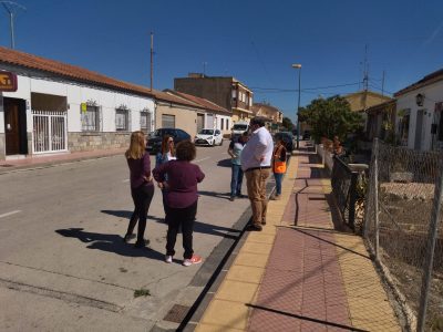 Comienzan las obras de renovación de la red de agua potable en Virgen del Camino (Orihuela)