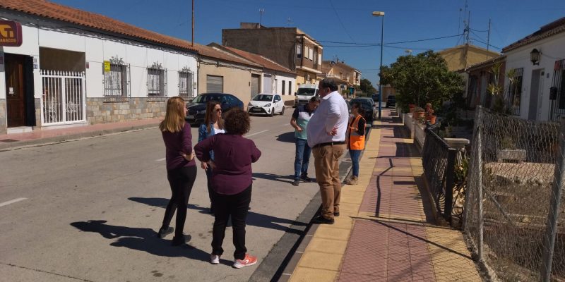 Comienzan las obras de renovación de la red de agua potable en Virgen del Camino (Orihuela)