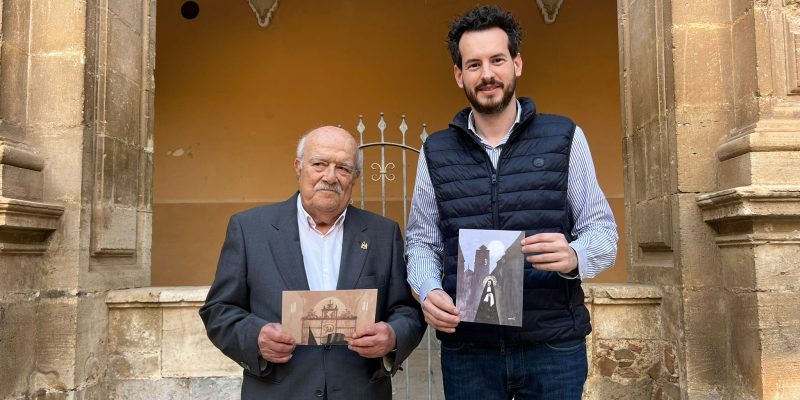 Alfonso Ortuño ilustra la invitación de actos de la procesión del Entierro de Orihuela