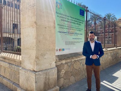 Comienzan las obras de rehabilitación del Palacio de Rubalcava en Orihuela