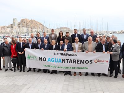 ASAJA y Cámara de Comercio exigen agua para la provincia de Alicante