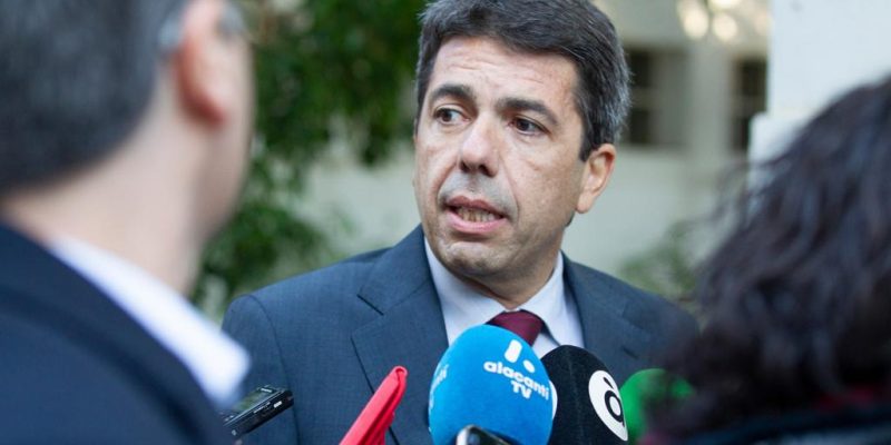 Carlos Mazón pide explicaciones a Puig por mantener a candidatos procesados o condenados