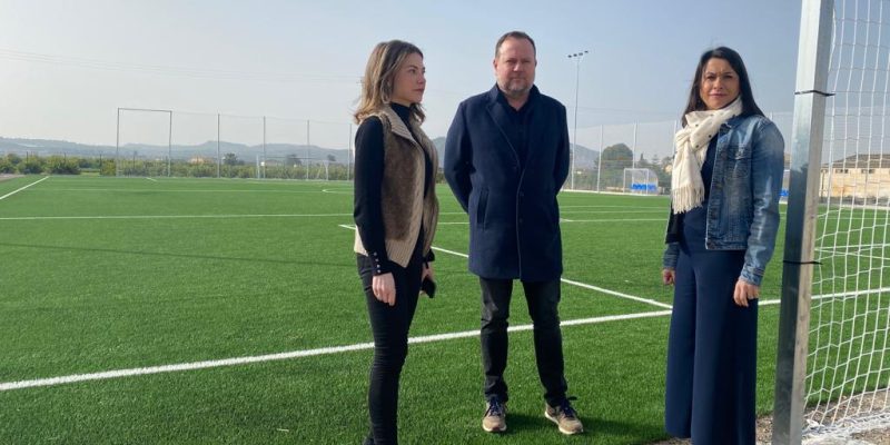 Orihuela recepciona las obras de la Fase I de la zona deportiva de Molins