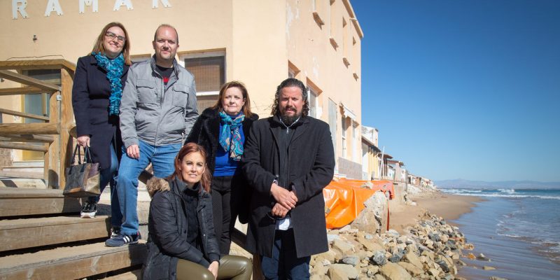 El PP afirma que las playas de Guardamar están en peligro y culpa a la gestión socialista