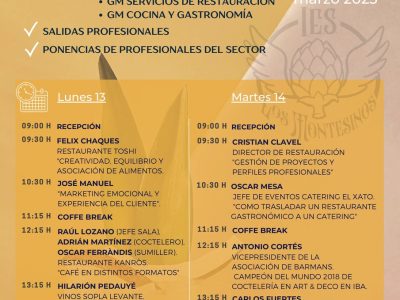 El IES Los Montesinos organiza sus Jornadas Gastronómicas