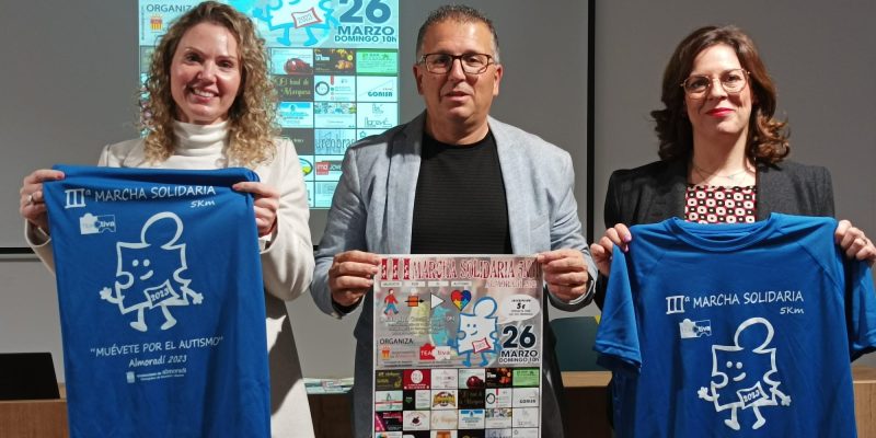 Almoradí presenta su Marcha Solidaria apoyando a la Asociación de Autismo