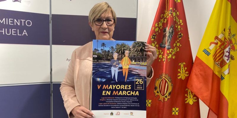 Orihuela acogerá la quinta edición de 'Mayores en marcha' el 26 de abril