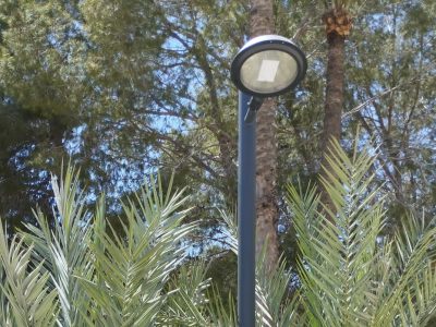 Orihuela recepciona los trabajos de cambio de luminarias en el Palmeral
