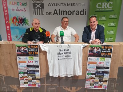 La concejalía de deportes Almoradidense presenta su carrera de 10 y 5 km 'Villa de Almoradí'