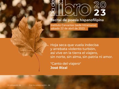 La Cátedra IARICC colabora en el Día del Libro filipino