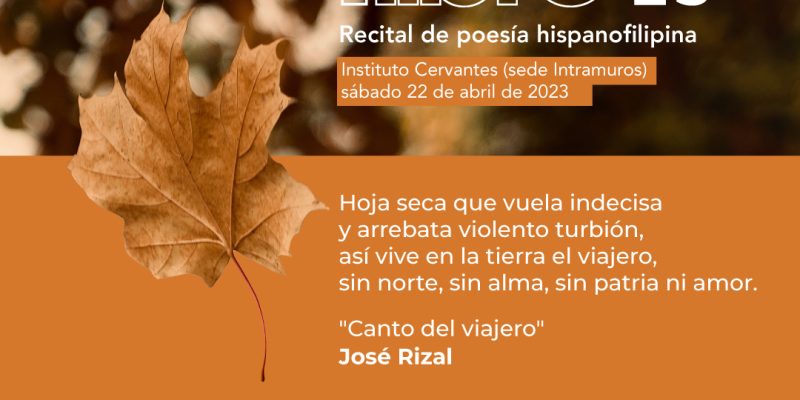 La Cátedra IARICC colabora en el Día del Libro filipino