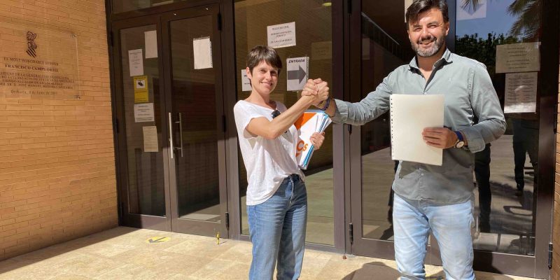 Ciudadanos presenta su candidatura en la Junta Electoral de Orihuela