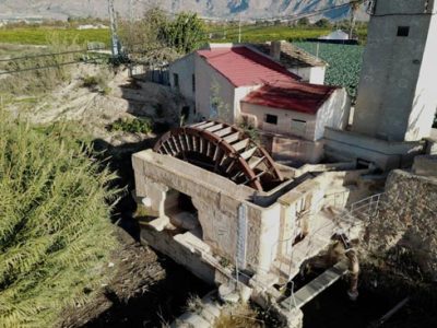 Comienzan las obras de rehabilitación de las norias gemelas de Orihuela