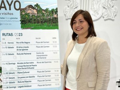 Orihuela programa nuevas rutas turísticas para el mes de mayo