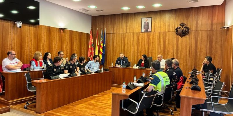 Orihuela celebra una reunión de coordinación por el aviso naranja por lluvias