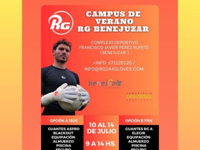 Los porteros Aitor Arias y Pablo Martínez organizan un campus de verano en Benejúzar