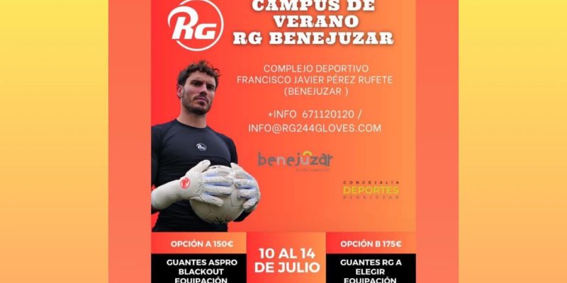 Los porteros Aitor Arias y Pablo Martínez organizan un campus de verano en Benejúzar