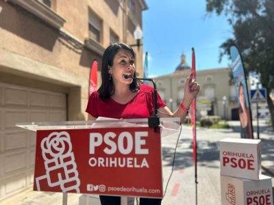 La alcaldesa de Orihuela apostó en el 1 de mayo por la contrucción de un parque empresarial