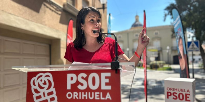 La alcaldesa de Orihuela apostó en el 1 de mayo por la contrucción de un parque empresarial