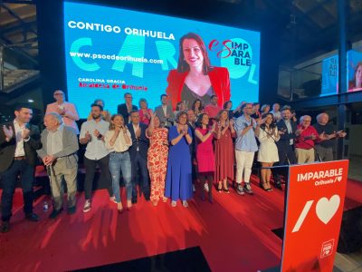 Carolina Gracia presenta su candidatura por el PSOE a la alcaldía de Orihuela